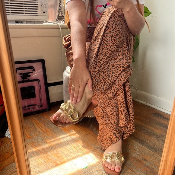 HyM  Animal Print Pants size 14 - Picture 4 of 4